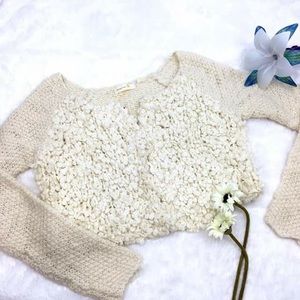 Anthropologie Soft Wool Blend Cardigan Sweater